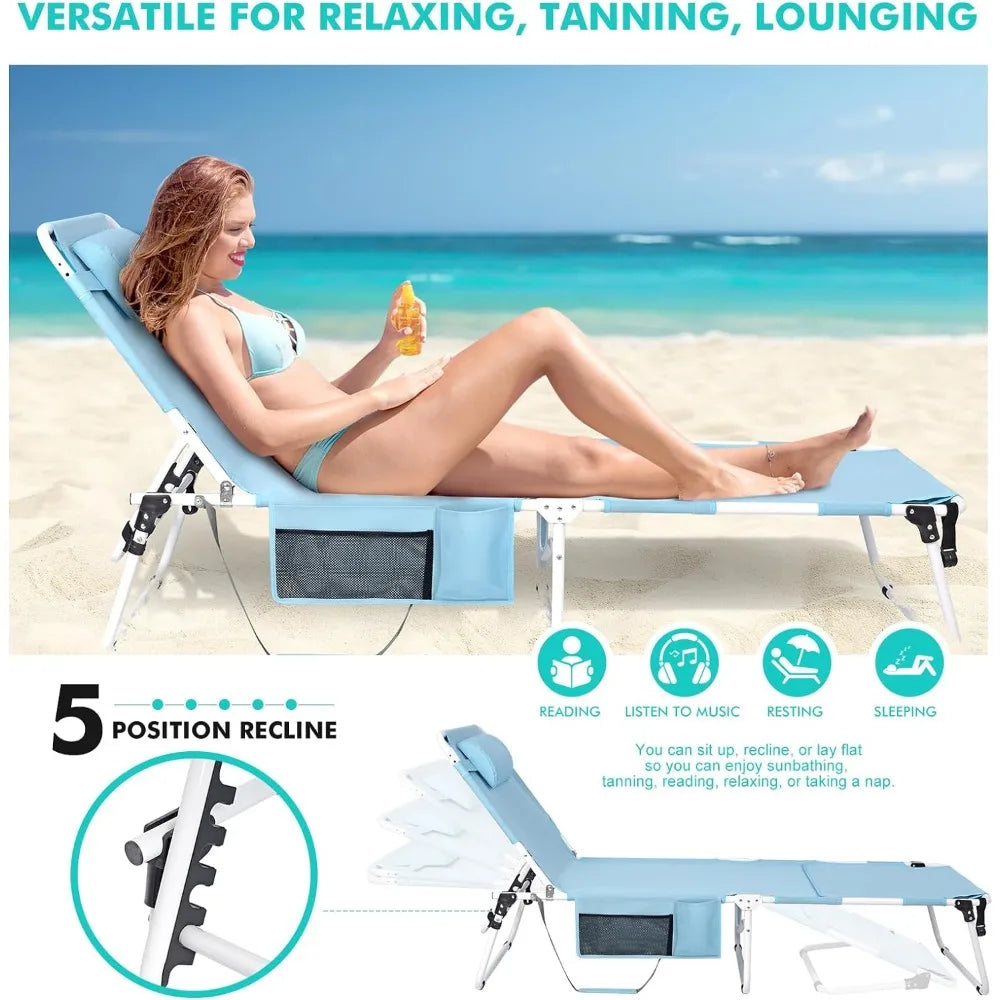 Tanning Chair with Face Hole,