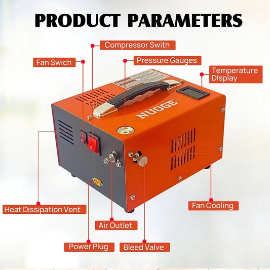 110V/220V Power PCP Air Compressor 4500Psi