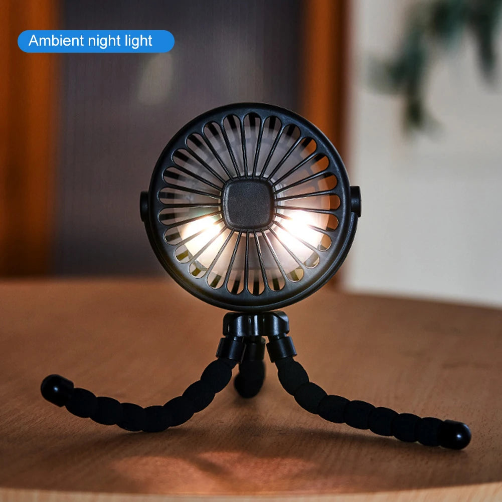 Baby Stroller Fan 3 Speeds Portable Fan