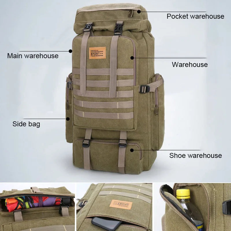 Nylon Waterproof Backpack