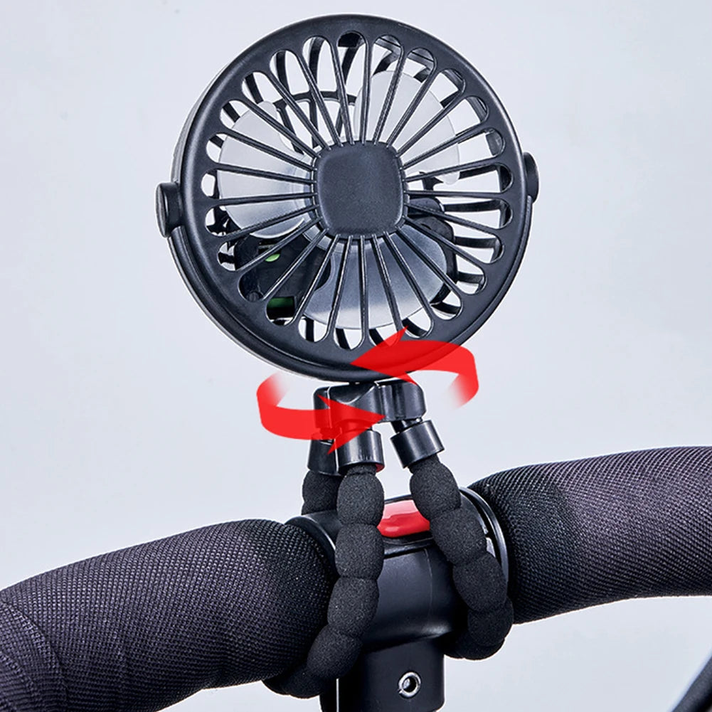 Baby Stroller Fan 3 Speeds Portable Fan