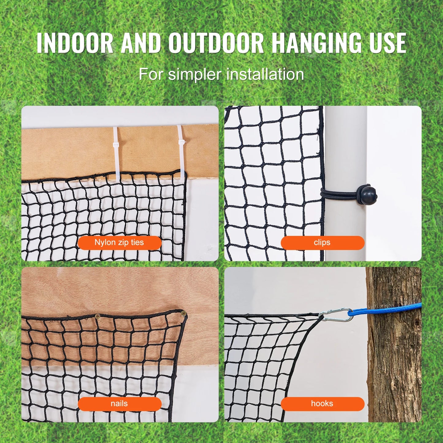 Indoor Hitting Net for Golf Baseball Hockey Soccer