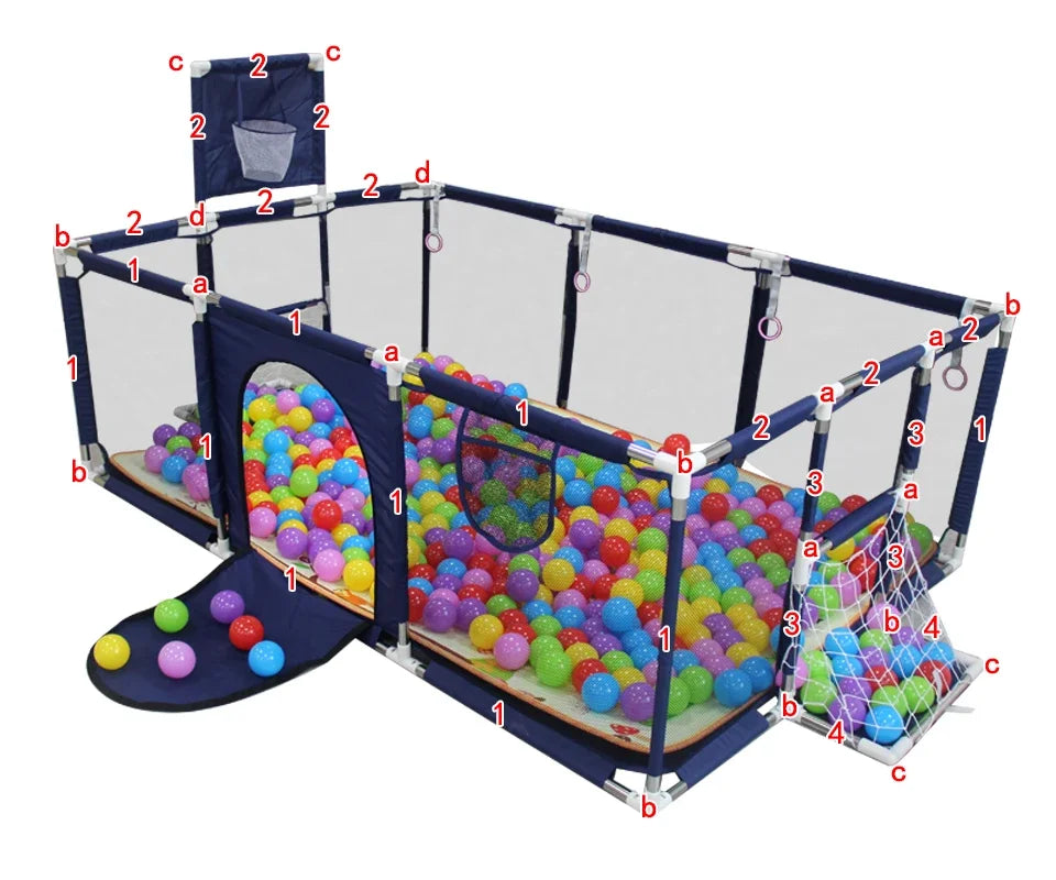 Playpen For Children Baby Pool Balls Bed